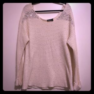 Off the shoulder sweater